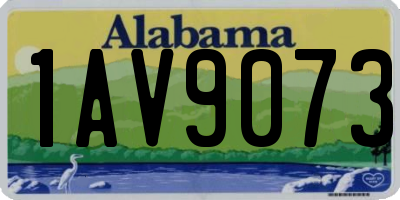 AL license plate 1AV9073