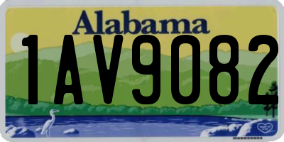 AL license plate 1AV9082