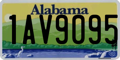 AL license plate 1AV9095