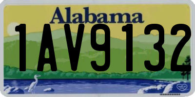 AL license plate 1AV9132