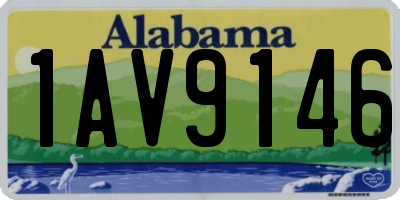 AL license plate 1AV9146