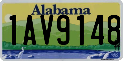 AL license plate 1AV9148