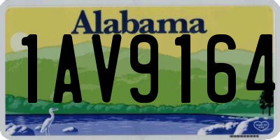 AL license plate 1AV9164