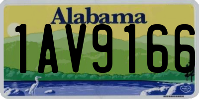 AL license plate 1AV9166