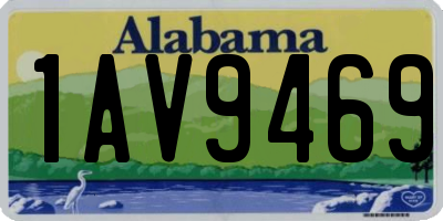 AL license plate 1AV9469