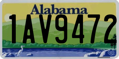 AL license plate 1AV9472