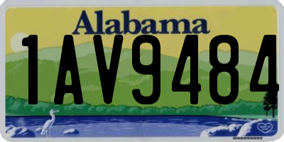 AL license plate 1AV9484