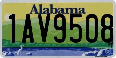 AL license plate 1AV9508