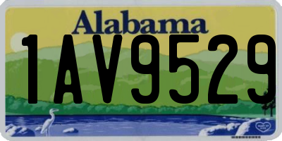 AL license plate 1AV9529