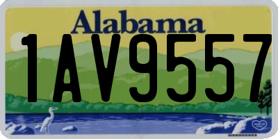 AL license plate 1AV9557