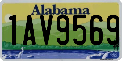 AL license plate 1AV9569