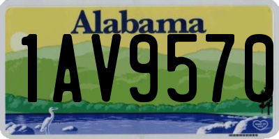 AL license plate 1AV9570