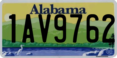 AL license plate 1AV9762