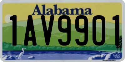 AL license plate 1AV9901