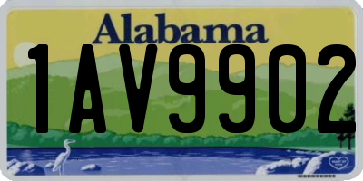 AL license plate 1AV9902