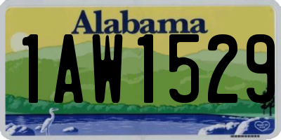 AL license plate 1AW1529