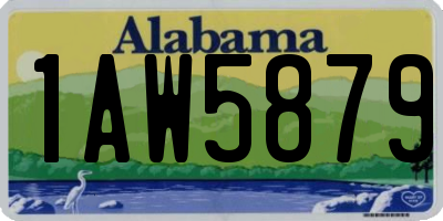 AL license plate 1AW5879