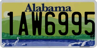 AL license plate 1AW6995