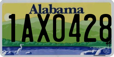 AL license plate 1AX0428