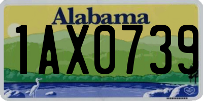 AL license plate 1AX0739