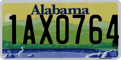 AL license plate 1AX0764