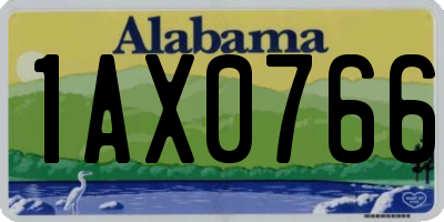 AL license plate 1AX0766