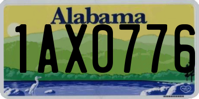 AL license plate 1AX0776