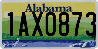 AL license plate 1AX0873
