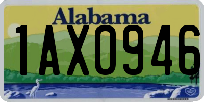 AL license plate 1AX0946