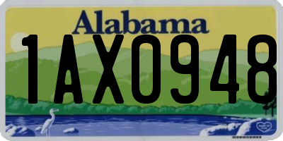 AL license plate 1AX0948
