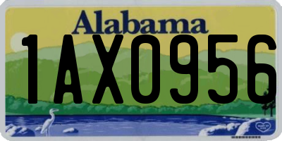 AL license plate 1AX0956