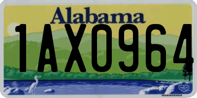 AL license plate 1AX0964