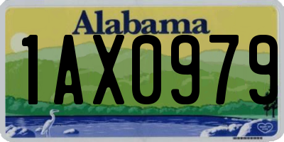 AL license plate 1AX0979