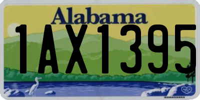 AL license plate 1AX1395
