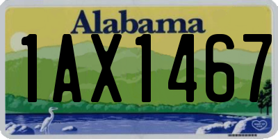 AL license plate 1AX1467