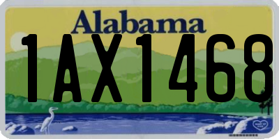 AL license plate 1AX1468