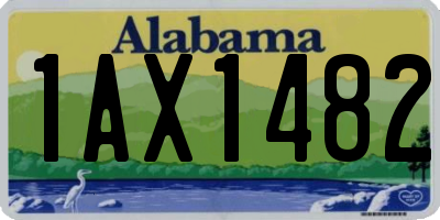 AL license plate 1AX1482