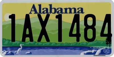 AL license plate 1AX1484