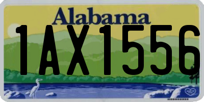 AL license plate 1AX1556
