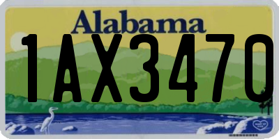 AL license plate 1AX3470