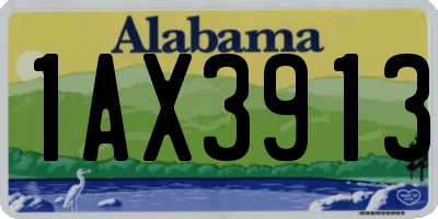 AL license plate 1AX3913