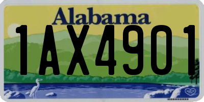 AL license plate 1AX4901