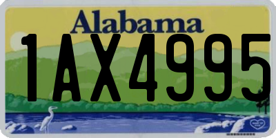 AL license plate 1AX4995
