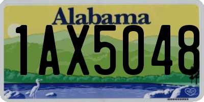 AL license plate 1AX5048