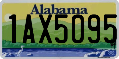AL license plate 1AX5095