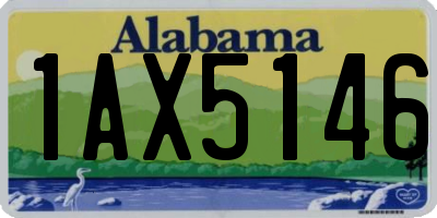 AL license plate 1AX5146