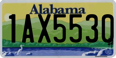 AL license plate 1AX5530