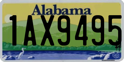 AL license plate 1AX9495