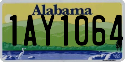 AL license plate 1AY1064