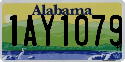 AL license plate 1AY1079